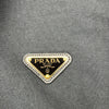 プラダ PRADA トライアングルロゴジップアップパーカー UJL56D ブラック コットン メンズ パーカー