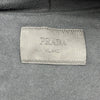 プラダ PRADA トライアングルロゴジップアップパーカー UJL56D ブラック コットン メンズ パーカー