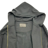 プラダ PRADA トライアングルロゴジップアップパーカー UJL56D ブラック コットン メンズ パーカー