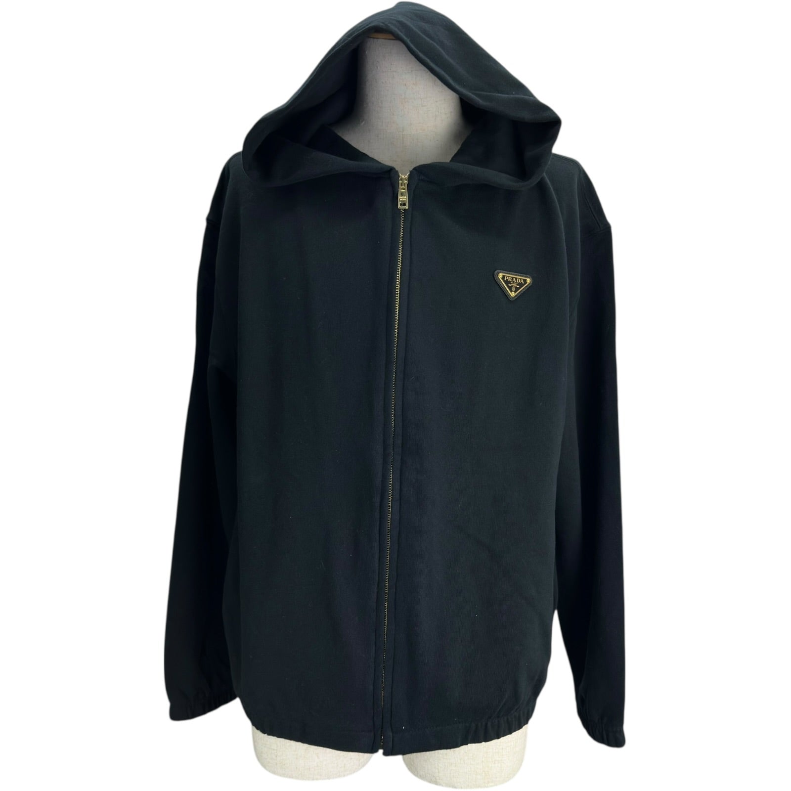 プラダ PRADA トライアングルロゴジップアップパーカー UJL56D