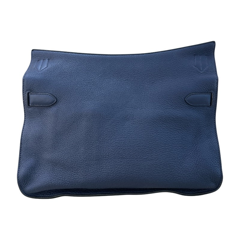 エルメス HERMES ジプシエール34 □M刻（2009年製） ブルーオブスキュール シルバー金具 トリヨン ユニセックス ショルダーバッグ エルメス HERMES ジプシエール34 □M刻（2009年製） ブルーオブス