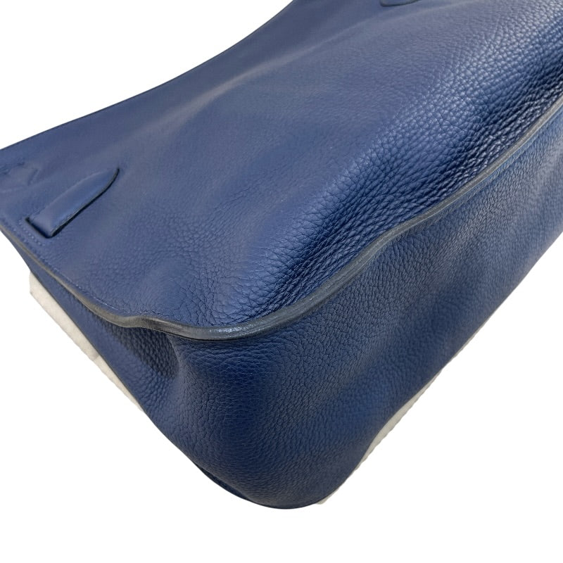 エルメス HERMES ジプシエール34 □M刻（2009年製） ブルーオブス