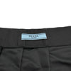 プラダ PRADA Re‐Nylon トライアングルロゴ ミニスカート 21H922 ブラック ナイロン レディース ミニスカート