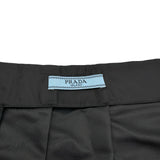 プラダ PRADA Re‐Nylon トライアングルロゴ ミニスカート 21H922 ブラック ナイロン レディース ミニスカート
