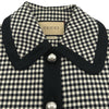 グッチ GUCCI チェック柄ジャケット 737717 ブラック コットン レディース その他アウター