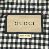 グッチ GUCCI チェック柄ジャケット 737717 ブラック コットン レディース その他アウター