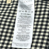 グッチ GUCCI チェック柄ジャケット 737717 ブラック コットン レディース その他アウター
