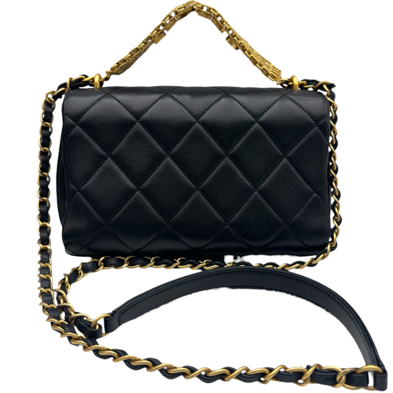 シャネル CHANEL マトラッセロゴチェーンショルダー ASM3241 ブラック
