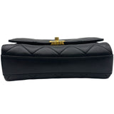 シャネル CHANEL マトラッセロゴチェーンショルダー ASM3241 ブラック ゴールド金具 ラム レディース ショルダーバッグ