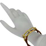 エルメス HERMES ルリドゥブルトゥール ゴールド メタル/スイフト アクセサリー