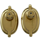 エルメス HERMES ピアス ミニ マイヨン ゴールド メタル/ラッカー アクセサリー