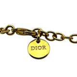 クリスチャン・ディオール Christian Dior Petit CDネックレス ゴールド メタル/ラインストーン/フェイクパール アクセサリー