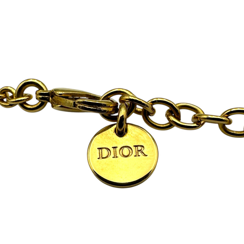 Dior Petit CD フェイクパールネックレス CDロゴ MBZ179 クリスチャン・ディオール Christian Dior Petit CDネックレス