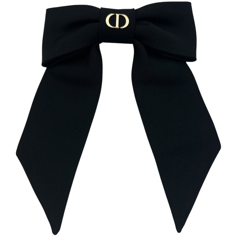 Christian Dior Twist リボンバレッタ ブラック クリスチャン・ディオール Christian Dior Diorツイストリボンバレッタ