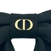 クリスチャン・ディオール Christian Dior Diorツイストリボンバレッタ ブラック メタル/レーヨン アクセサリー