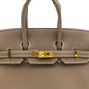 エルメス HERMES バーキン25 Z刻 エトゥープ ゴールド金具 トゴ レディース ハンドバッグ