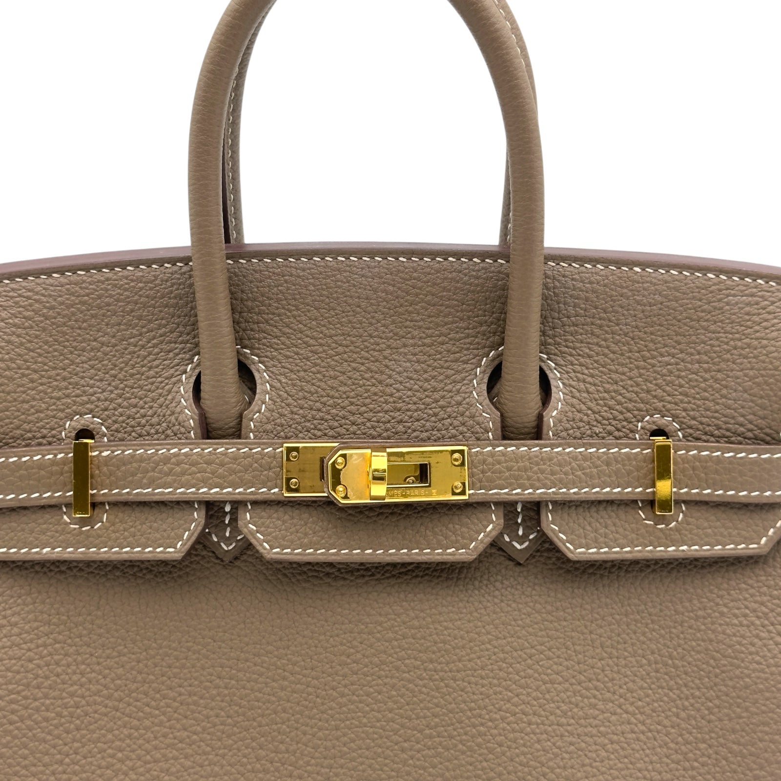エルメス HERMES バーキン25 Z刻 エトゥープ ゴールド金具 トゴ
