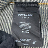 サンローラン SAINT LAURENT デニムジャケット 377890 ブルー コットン レディース デニムジャケット