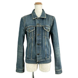 サンローラン SAINT LAURENT デニムジャケット 377890 ブルー コットン レディース デニムジャケット