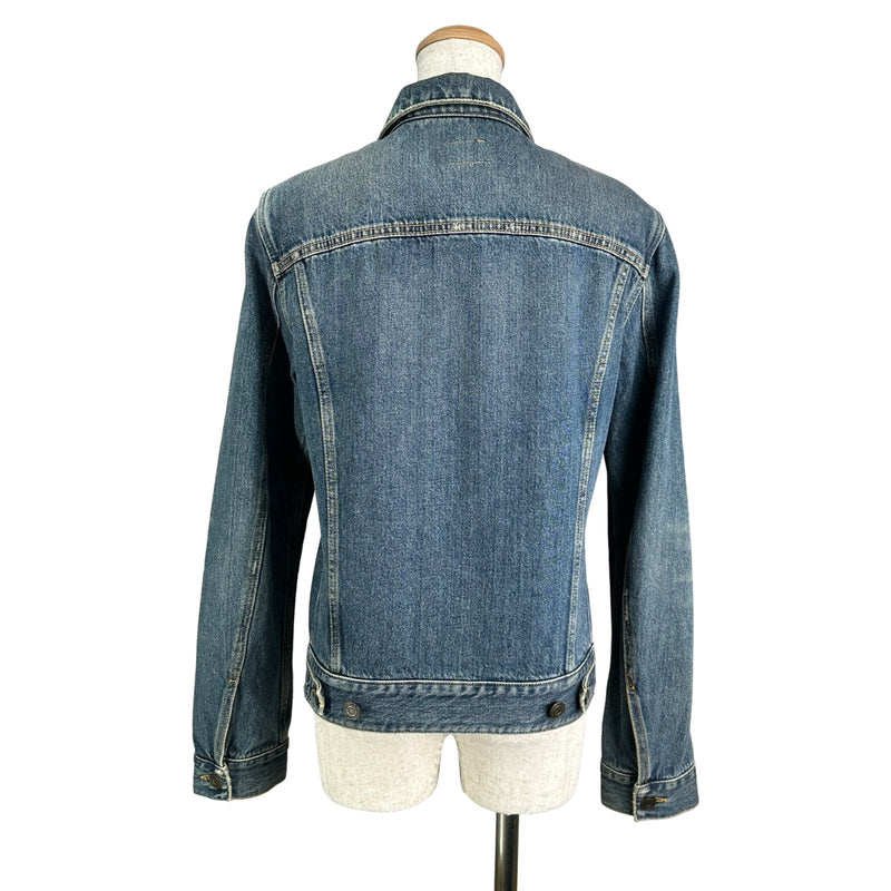 サンローラン デニムジャケット 2014 サンローラン SAINT LAURENT デニムジャケット 377890 ブルー コットン