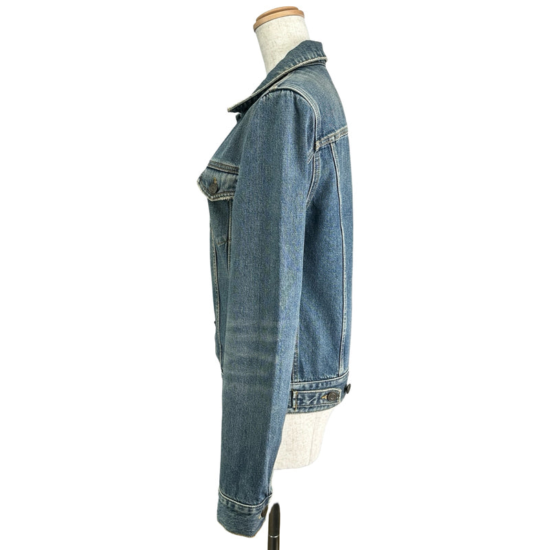 サンローラン SAINT LAURENT デニムジャケット 377890 ブルー コットン