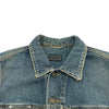 サンローラン SAINT LAURENT デニムジャケット 377890 ブルー コットン レディース デニムジャケット