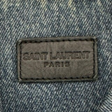 サンローラン SAINT LAURENT デニムジャケット 377890 ブルー コットン レディース デニムジャケット
