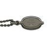 エルメス HERMES ミニマイヨン PM ネックレス ブルー シルバー金具 メタル アクセサリー