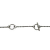 エルメス HERMES ミニマイヨン PM ネックレス ブルー シルバー金具 メタル アクセサリー
