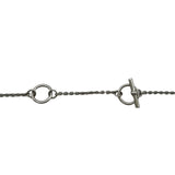 エルメス HERMES ミニマイヨン PM ネックレス ブルー シルバー金具 メタル アクセサリー