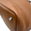 エルメス HERMES ピコタンロックMM U刻印 ゴールド シルバー金具 トリヨン レディース ハンドバッグ