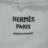エルメス HERMES コーチング リミックス半袖Tシャツ 5E4621DM ホワイト コットン レディース 半袖Ｔシャツ