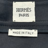 エルメス HERMES コットンワイドパンツ 4E0404DQ ブラック コットン レディース その他ボトムス