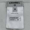 シャネル CHANEL ココマークボタン コットンワイドパンツ P78968 ホワイト コットン レディース パンツ