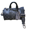 ルイ・ヴィトン LOUIS VUITTON キーポルバンドリエール25 M46271 エクリプス リバース レザー メンズ ボストンバッグ