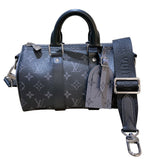 ルイ・ヴィトン LOUIS VUITTON キーポルバンドリエール25 M46271 エクリプス リバース レザー メンズ ボストンバッグ