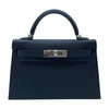エルメス HERMES ミニケリー2 G刻 ブラック シルバー金具 エプソン レディース ショルダーバッグ