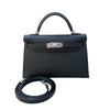 エルメス HERMES ミニケリー２ K刻印　(2025年製) ブラック/シルバー金具 エプソン レディース ショルダーバッグ