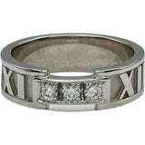 ティファニー TIFFANY＆CO アトラス ダイヤリング ホワイトゴールド 750 ジュエリー