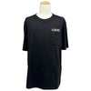 ロエベ LOEWE ロゴ刺繡半袖Tシャツ H526Y22XDE ブラック コットン メンズ 半袖Ｔシャツ