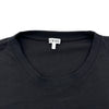 ロエベ LOEWE ロゴ刺繡半袖Tシャツ H526Y22XDE ブラック コットン メンズ 半袖Ｔシャツ