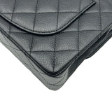 シャネル CHANEL マトラッセ23 A01113 13番台 ブラック ゴールド金具 キャビアスキン レディース ショルダーバッグ