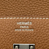 エルメス HERMES バーキン25 K刻印 ゴールド シルバー金具 トゴ レディース ハンドバッグ