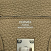 エルメス HERMES バーキン25 W刻印 ベージュマルファ シルバー金具 トゴ レディース ハンドバッグ