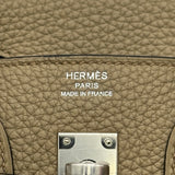 エルメス HERMES バーキン25 W刻印 ベージュマルファ シルバー金具 トゴ レディース ハンドバッグ