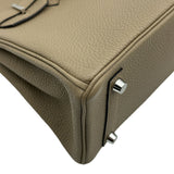 エルメス HERMES バーキン25 W刻印 ベージュマルファ シルバー金具 トゴ レディース ハンドバッグ