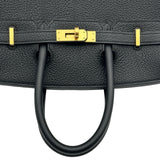 エルメス HERMES バーキン25 G刻印 ブラック ゴールド金具 トゴ レディース ハンドバッグ