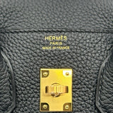 エルメス HERMES バーキン25 G刻印 ブラック ゴールド金具 トゴ レディース ハンドバッグ