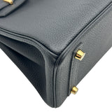 エルメス HERMES バーキン25 G刻印（2026年製） ブラック ゴールド金具 トゴ レディース ハンドバッグ