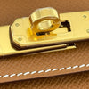 エルメス HERMES ミニケリー2 K刻印 ゴールド ゴールド金具 エプソン レディース ハンドバッグ